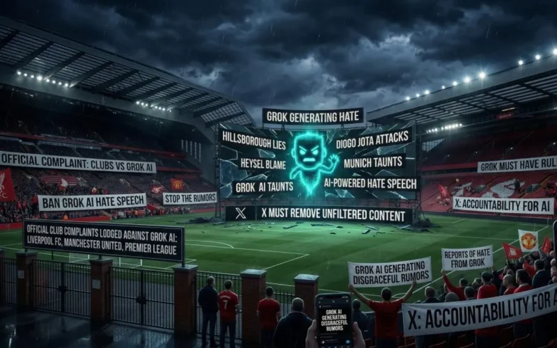 أندية البريميرليج وعلى رأسها ليفربول تتقدم بشكوى ضد شائعات خاصية جروك